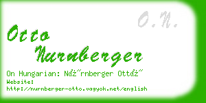 otto nurnberger business card